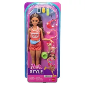 Barbie Feltöltődés – Futó Barbie baba kiegészítőkkel