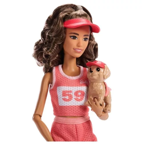 Barbie Feltöltődés – Futó Barbie baba kiegészítőkkel
