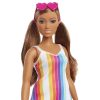 Barbie Loves The Ocean - 50. évfordulós Malibu baba csíkos ruhában