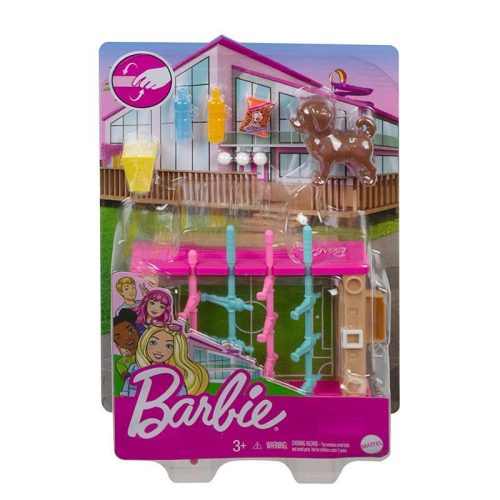Barbie kerti játékszett kisállattal - Kutyus csocsóval