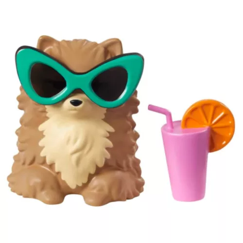 Barbie Extravagáns baba kutyával – Csillagos felsőben fodros ujjakkal