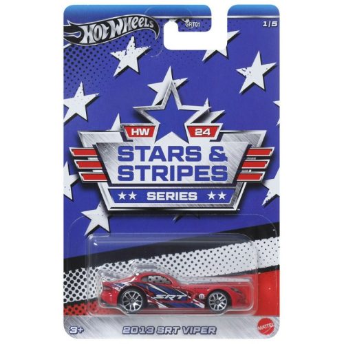 Hot Wheels Ünnepi kisautó 1/5 - Stars and Stripes Series 2013 SRT Viper