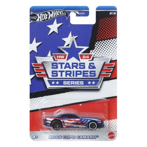 Hot Wheels Ünnepi kisautó 2/5 - Stars and Stripes Series 2013 Copo Camaro