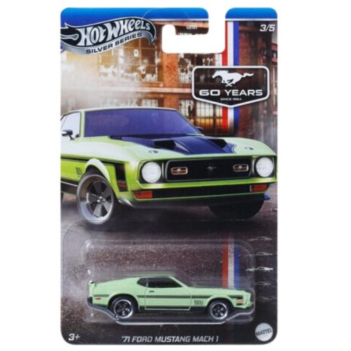 Hot Wheels Ünnepi kisautó 3/5 - 71 Ford Mustang Mach 1