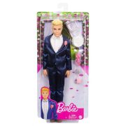 Barbie - Vőlegény Ken kék öltönyben, kiegészítőkkel