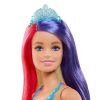 Barbie Dreamtopia - Varázslatos frizura baba rózsaszín felsőben