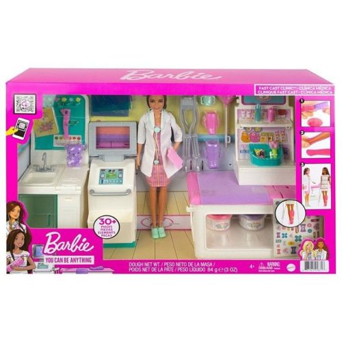 Barbie Karrierbabák - Mobilklinika játékszett babával