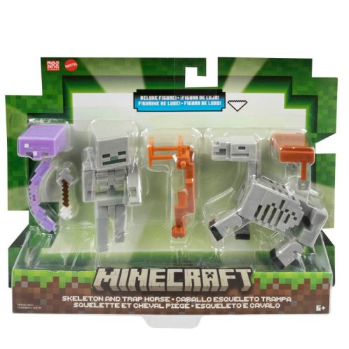 Minecraft 2 db-os figuraszett - Csontváz és csontváz ló