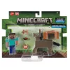 Minecraft 2 db-os figuraszett - Steve és szamár