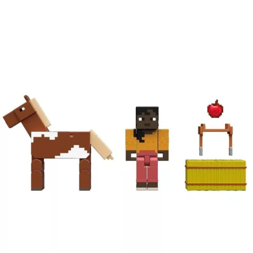 Minecraft 2 db-os figuraszett - Makena istállómester és ló