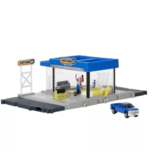 Matchbox Action Drivers autószervíz játékszett