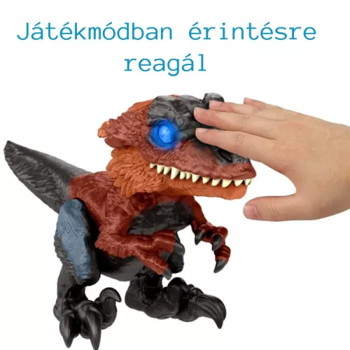 Jurassic World Domination interaktív játék – Pyroraptor dinoszaurusz figura