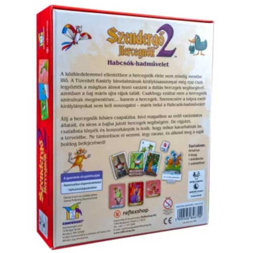 Szendergő hercegnők 2: Habcsók-hadművelet társasjáték