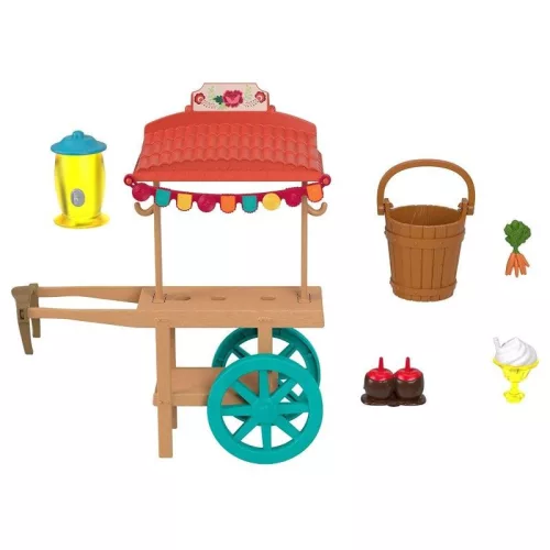 Szilaj Zabotálanok fagyi árus kocsi karneváli pavilon póni játékszett