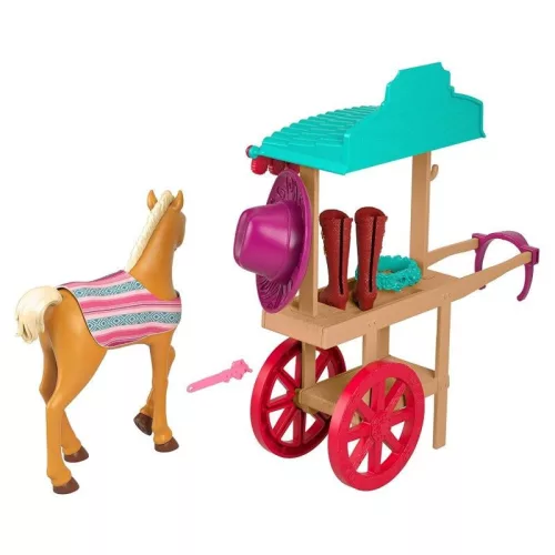 Szilaj Zabolátlanok lovas felszerelések karneváli pavilon játékszett pónival