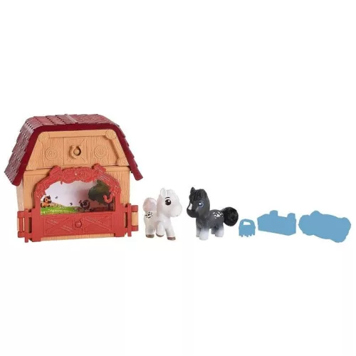 Szilaj Zabolátlanok játékszett – Meglepetés póni és barátaik pajtában