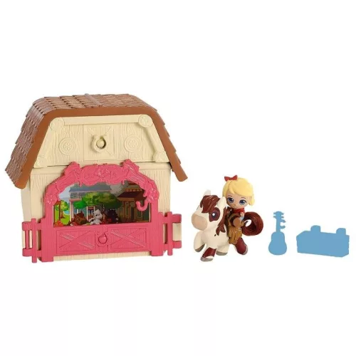 Szilaj Zabolátlanok játékszett – Meglepetés póni és barátaik pajtában