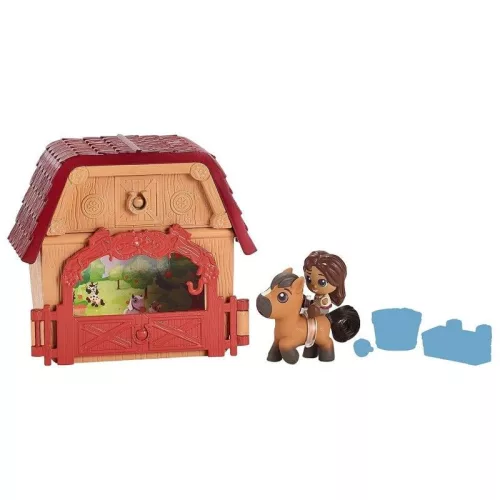 Szilaj Zabolátlanok játékszett – Meglepetés póni és barátaik pajtában