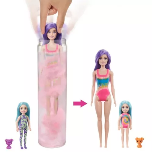 Barbie Color Reveal meglepetés divatbaba ruhatervező játékszett