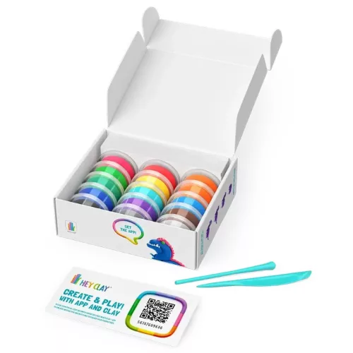 Hey Clay Mega Dinos gyurmaszett – 15 tégelyes dinó készlet