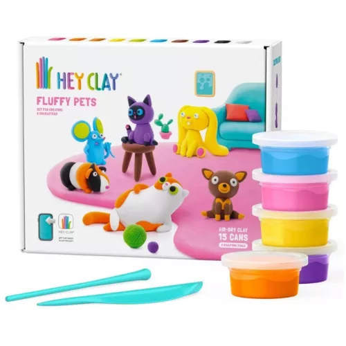 Hey Clay Nagy Szett – Pihepuha kedvencek gyurmacsomag