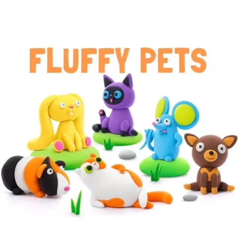 Hey Clay Nagy Szett – Pihepuha kedvencek gyurmacsomag