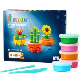 Hey Clay Virágpajtások – színes gyurma készlet
