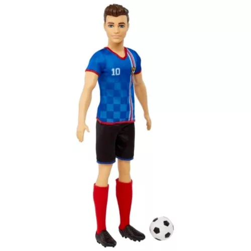 Barbie Ken focista játékbaba