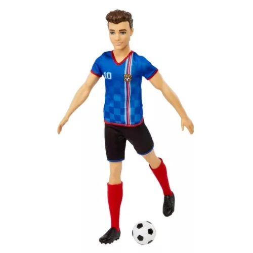 Barbie Ken focista játékbaba