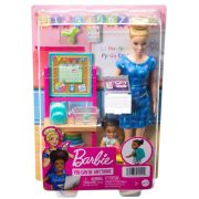 Barbie Karrierbabák - Tanár baba barna hajú kislánnyal