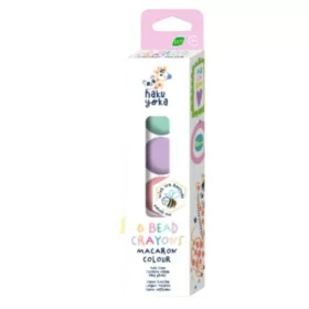 Haku Yoka Gyöngyök méhviasz zsírkréta 6 db-os készlet – Macaron színek