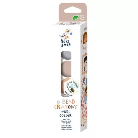 Haku Yoka Gyöngyök méhviasz zsírkréta 6 db-os készlet – Natúr színek