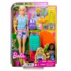 Barbie Kempingező Tesók - Malibu baba hálózsákkal