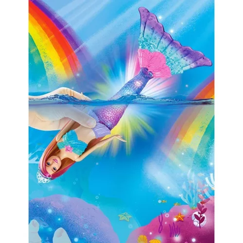 Barbie Dreamtopia Tündöklő Szivárványsellő játékbaba