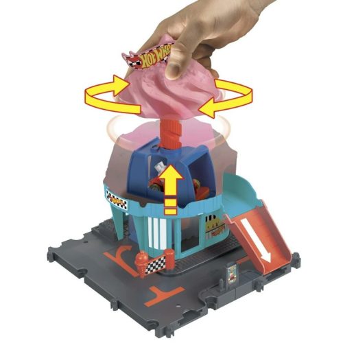 Hot Wheels City – Belvárosi csokis fagyiörvény alap pályaszett
