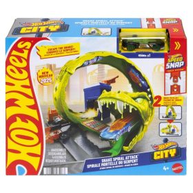 Hot Wheels City Kígyóspirál támadás pályaszett