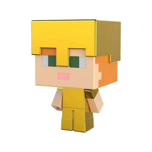Minecraft minifigura - Alex aranypáncélban