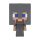 Minecraft minifigura - Steve alvilági páncélban