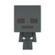 Minecraft minifigura - Sorvasztó csontváz
