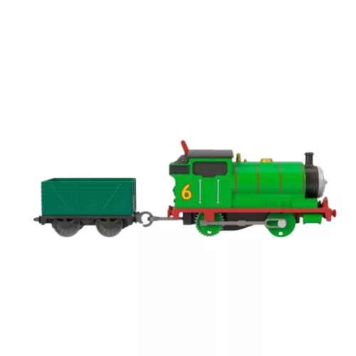 Thomas és barátai motorizált játékvonat – Percy (Mattel 80. jubileumi kiadás)