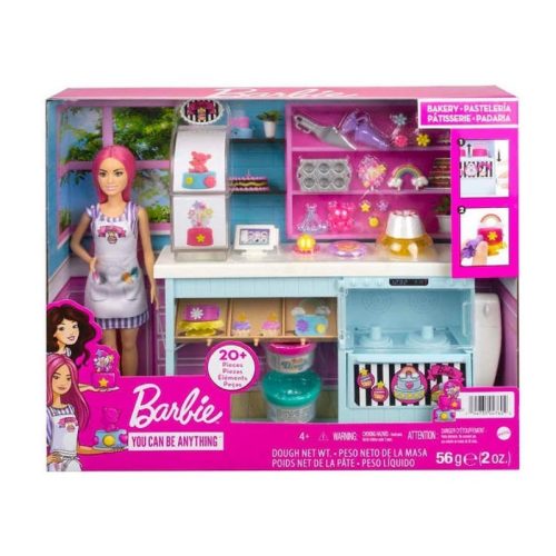 Barbie- Kézműves Cukrászműhely játékszett