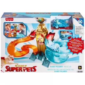 Fisher-Price DC League Of Superpets Daily Planet mentőakció játékszett