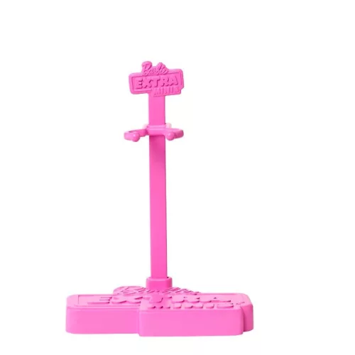 Barbie Extra Minis – Mini baba lila szőrme kabátban