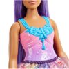 Barbie Dreamtopia Lila hajú hercegnő baba