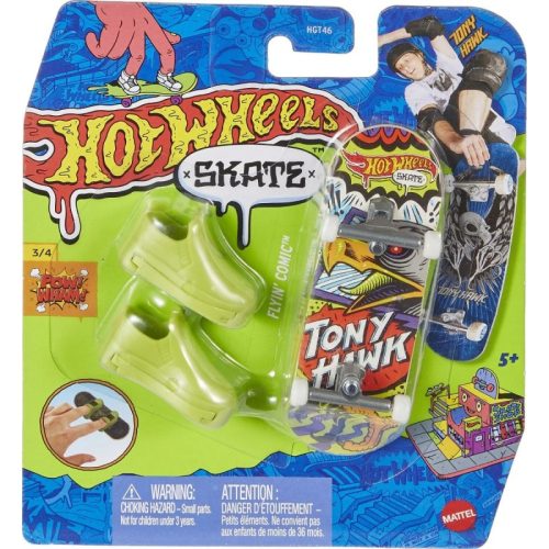 Hot Wheels Fingerboard cipővel 3/4 - Flyin Comic