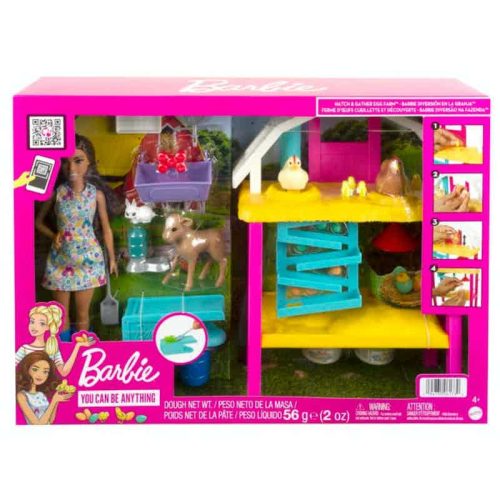 Barbie Tojásfarm állatokkal és babával