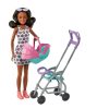 Barbie Skipper Babysitters - Barbie bébiszitter délutáni séta játékszett