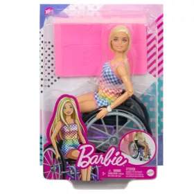 Barbie Fashionistas kerekesszékes játékbaba 2023