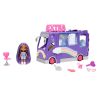 Barbie Extra Mini Minis - Extravagáns mini turnébusz játékszett