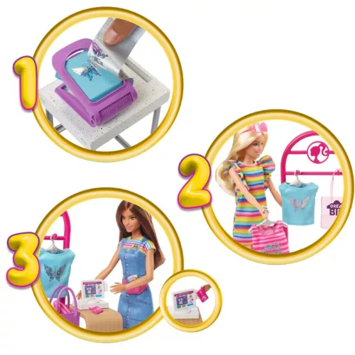 Barbie Ruhatervező játékszett